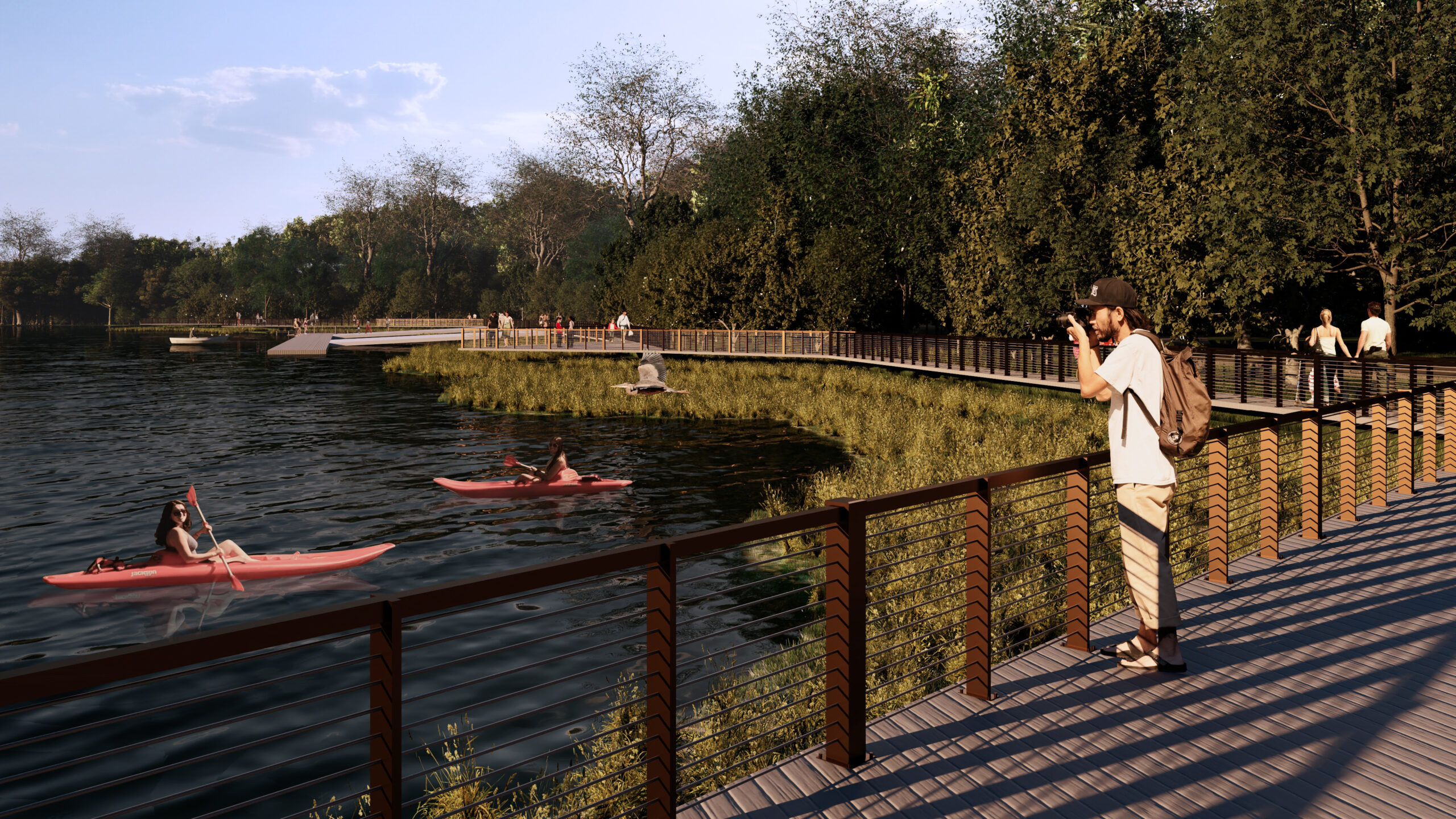 The Kenneth A. and Patricia A. Hall Charitable Foundation Shoreline Restoration & Boardwalk