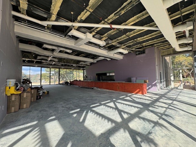 Image of construction in the bistro area GOT